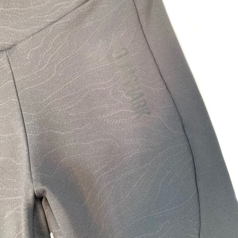 •SOLD•GYMSHARK Gray High-Waist Full Length Leggings - Picture 3 of 6